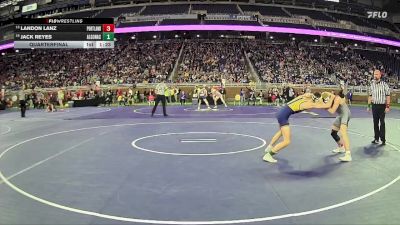 D3-113 lbs Quarterfinal - Landon Lanz, Portland vs Jack Reyes, Algonac