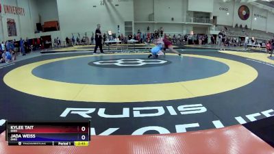 155 lbs Semifinal - Kylee Tait, Ohio vs Jada Weiss, Ohio