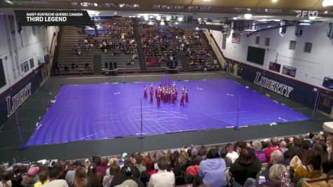 Third Legend "Saint-Eustache Quebec Canada" at 2026 WGI Guard Bethlehem Regional+