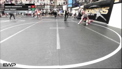 84 lbs Consi Of 4 - Knox Trosky, Claremore Wrestling Club vs Westin Wadsworth, Morris Wrestling Association