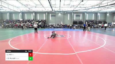 120 lbs Round Of 16 - Jerry Hill, Bethel vs Steve Purcell, Pomperaug