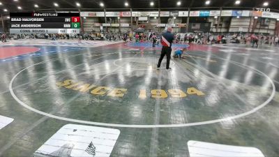 85 lbs Cons. Round 2 - Brad Halvorsen, Shepherd Wrestling Club vs Jace Anderson, Moorcroft Mat Masters