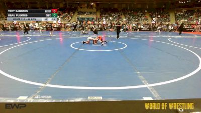 46 lbs Consi Of 8 #1 - Trey Sanders, Mat Assassins vs Beau Fuentes, Top Notch Wrestling Club