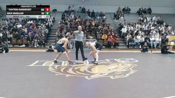 165 lbs Quarterfinal - Payton Handevidt, Augustana (sd) vs Nick Mueller, Upper Iowa