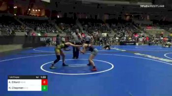 136 lbs Quarterfinal - Alicen Dillard, Pomona Elite vs Hailey Chapman, Outlaw Wrestling