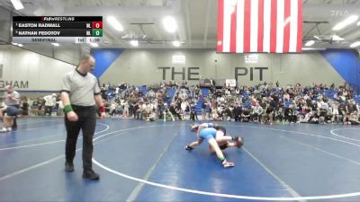 85 lbs Semifinal - Easton Radmall, Champions Wrestling Club vs Nathan Fedotov, Team Prestige Wrestling