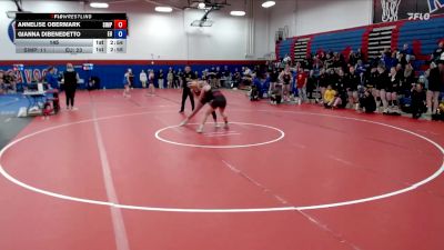 145 lbs Finals (2 Team) - Annelise Obermark, Simpson vs Gianna Dibenedetto, Emmanuel University