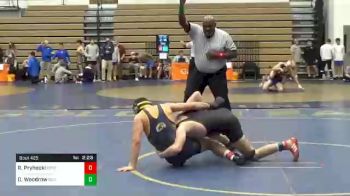 157 lbs Consolation - Robert Pryhocki, Kent State vs Dalton Woodrow, SRU Unrostered