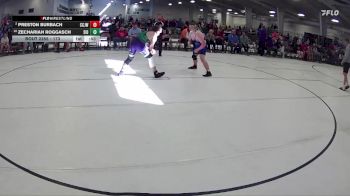 173 lbs Cons. Round 4 - Zechariah Roggasch, Sidney vs Preston Burbach, Central City Jr. Wrestling