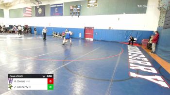 220 lbs Consi Of 8 #1 - Aiden Owens, Winnacunnet vs Zachary Connerty, Bishop Guertin