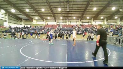 285 lbs 3rd Place Match - Noah Macias, Canyon View vs Garrett Burnett, Warrior Westling Club