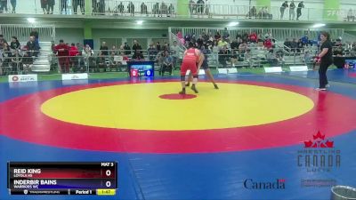 80kg Cons. Round 4 - Reid King, Loyola HS vs Inderbir Bains, Warriors WC