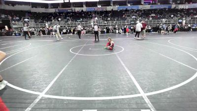 53 lbs 5th Place - Remington Lederer, Prescott Valley BigHorns vs Johny Van Gundy, Jesup Mat Club