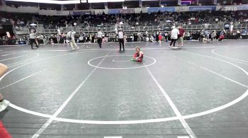 53 lbs 5th Place - Remington Lederer, Prescott Valley BigHorns vs Johny Van Gundy, Jesup Mat Club