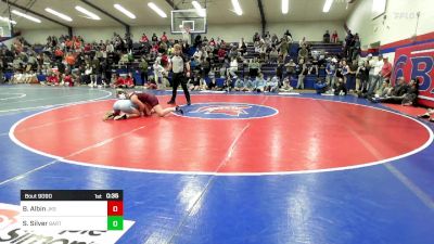 120 lbs Consi Of 8 #2 - Brooklyn Albin, Jenks vs Shaylee Silver, Bartlesville High School