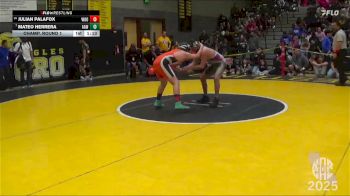 116 lbs Champ. Round 1 - Mateo Herrera, Anderson Attack WC vs Julian Palafox, Woodlake