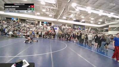 106 lbs Champ. Round 1 - Jordan Gwilliam, Skyview vs Liam Weaver, Clearfield