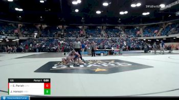 126 lbs Champ. Round 1 - Evan Parish, Bismark Henning vs Jake Hanson, Hersey