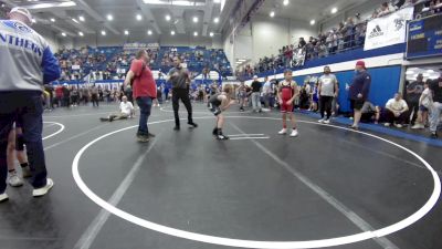 90 lbs Rr Rnd 3 - Parks Behrens, Plainview Youth Wrestling Club vs Tucker Hoover, Team Guthrie Wrestling