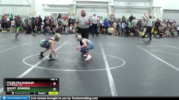 64 lbs Round 1 (8 Team) - Tyler Mclaughlin, 84 Athletes vs Rocky Johnson, 4M