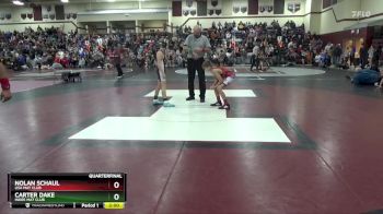 S-6 lbs Quarterfinal - Carter Dake, Indee Mat Club vs Nolan Schaul, USA Mat Club