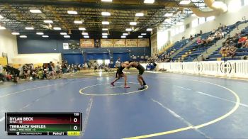 150 lbs Round 1 (8 Team) - Terrance Shields, SOWA / HWC BLUE vs DYLAN BECK, NFWA