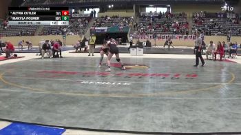 132 lbs Cons. Round 3 - Alyvia Cutler, Taylor County vs Makyla Folwer, Boyle County