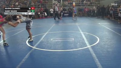 122 lbs 5th Place Match - Solehia Caldwell, Walnut Hills vs Gabby Wilson, Wilmington Ladies Freestyle Wr