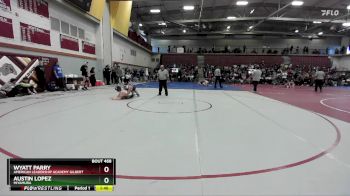 113 lbs Champ. Round 3 - Wyatt Parry, American Leadership Academy Gilbert vs Austin Lopez, Miyamura