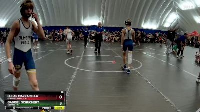 96 lbs Finals (2 Team) - Lew Sears, Silo WC vs Carter Beach, Olmsted Falls