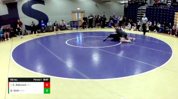 190 lbs. Cons. Round 2 - Emily Babcock, Waynesville vs Brooklyn Watt, Matanzas