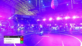 109 lbs Round Of 16 - Collin Christman, Unattached vs Gabriel Gustafson, Top Rank Hammers