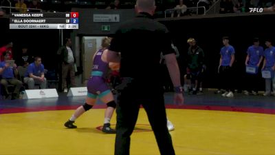 68kg Semifinal - Vanessa Keefe, Brock WC vs Ella Doornaert, London-Western WC