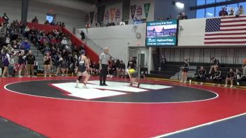140 lbs Champ. Round 2 - Evelyn Eggleston, Iowa City Liberty vs Chloe Denhartog, Louisa-Muscatine