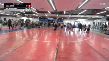 90 lbs 5th Place Match - Saba Cruz, TW Wrestling vs Ava Hernandez, Fighting Squirrels Wrestling Club