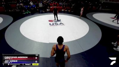 126 lbs Round 2 (16 Team) - Christopher Anderson, MDWA-GR vs Jhey Sarique, BAWA-GR
