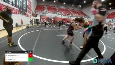 130 lbs Rr Rnd 5 - Austin Anderson, Comanche Takedown Club vs Henry Cook, Noble Takedown Club