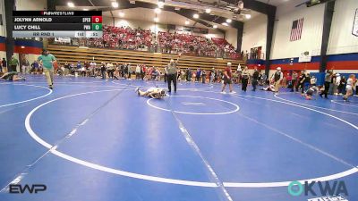 80 lbs Rr Rnd 1 - Jolynn Arnold, Sperry Wrestling Club vs Lucy Chill, Perry Wrestling Academy