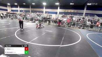 98 lbs Consi Of 16 #2 - Colton Baka, Untouchables vs Preston Schreck, Roosevelt HS