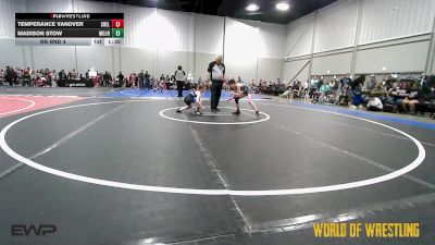 80 lbs Rr Rnd 4 - Temperance Vandver, Shelton Wrestling Academy 7-12 vs Madison Stow, Mojo 7-12