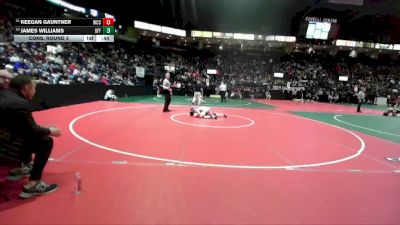 95 lbs Cons. Round 3 - James Williams, GFF3 vs Keegan Gauntner, WCCA