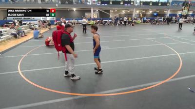 138 lbs Champ. Round 4 - Jacob Kash, Unattached vs Luke Harrington, Wrestling University