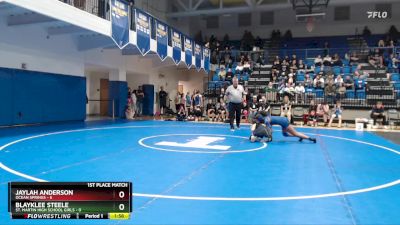 138 lbs Placement Matches (8 Team) - Tania Hinton, Ocean Springs vs Savannah Jackson, St. Martin High School Girls