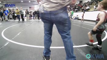 40 lbs Rr Rnd 4 - Kyson Miller, Wagoner Takedown Club vs Lucas Weisinger, Wyandotte Youth Wrestling
