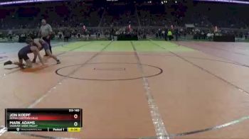 D3-140 lbs 7th Place Match - Mark Adams, Saginaw Swan Valley vs Jon Koepf, Remus Chippewa Hills