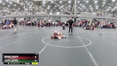 72 lbs Semis (4 Team) - Bradey Bleich, Mat Assassins Red vs Caden Crusen, Revival Uprising Black