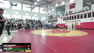 144 lbs 5th Place Match - Adam Subel, Torrey Pines vs Luke Wyborney, Saint Augustine