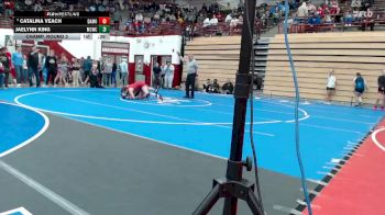 125 lbs Champ. Round 2 - Catalina Veach, Kankakee Valley vs Jaelynn King, Michigan City Wrestling Club