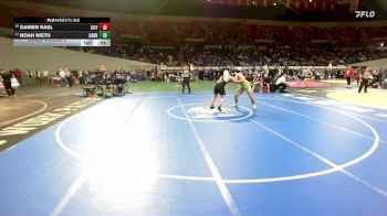 5A Boys 285 lbs Cons. Round 2 - Noah Nieto, Canby Boys vs Danien Rael, Silverton Boys