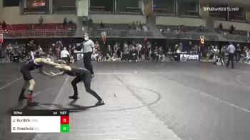 82 lbs Quarterfinal - Jack Burdick, Carbon WC vs Odin Anschutz, Ces